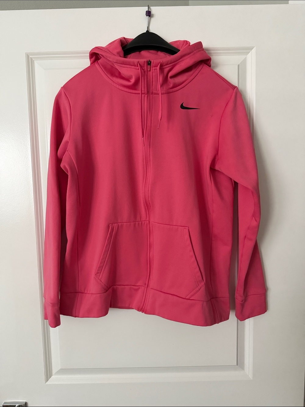 Nike Kids Pink Full-Zip Hoodie Sweatshirt